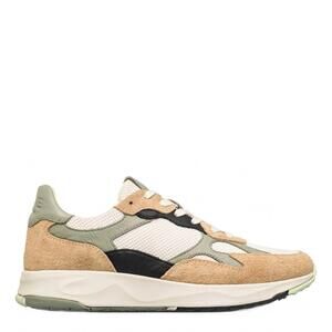 NEW CLAE men's zuma sneaker in starfish suede tea